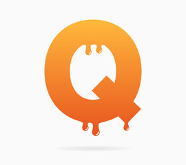 Letter Q logo or symbol icon