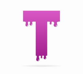 Letter T logo or symbol icon