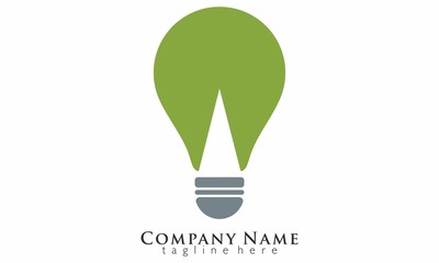 Idea Lamp Logo Vector