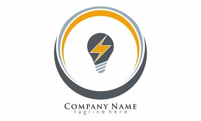 Idea Lamp Logo Vector