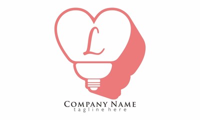 Idea Lamp Logo Vector