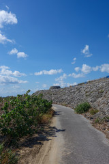 沖縄県　波照間島　底名溜池展望台への道
