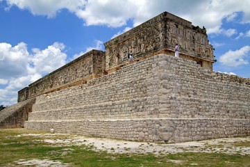 Uxmal mayan pyramids, Mexico