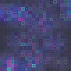 Colorful mosaic background with squares and circles