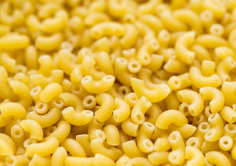 Dry macaroni pasta