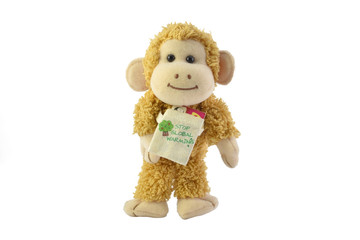 Smiling Monkey Doll global warming.