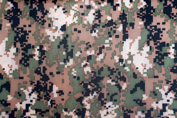 digital camouflage as background or pattern