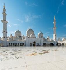 Sheikh Zayed Mosque in Abu Dhabi