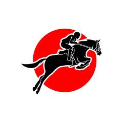 Horse logo template set