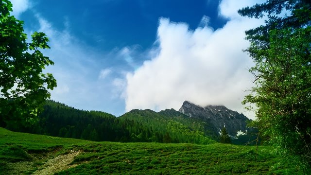Timelapse Zeitrafferaufnahme Berg Bosruck, &Ouml;sterreich
