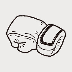 sport glove doodle