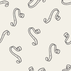 ruler doodle seamless pattern background