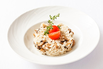 risotto with mushrooms