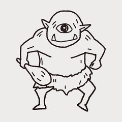 giant ogre doodle