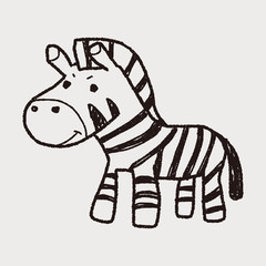 zebra doodle