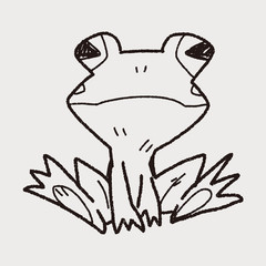 frog doodle
