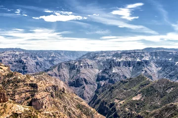 Türaufkleber Schlucht Landschaft des Copper Canyon, Chihuahua, Mexiko