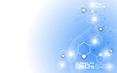 vector science innovation abstract background