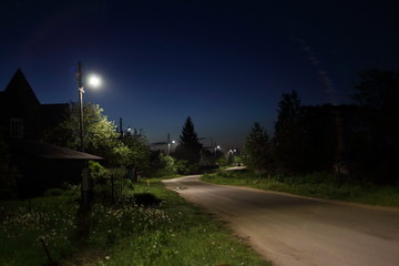 night street in small town © olyx