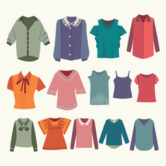 Fashion boutique  for design woman shirts