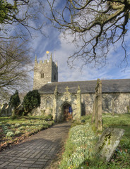 A typical english Church. Located in St. Dennis, Cornwall. UK.