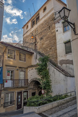 Fototapeta na wymiar Coimbra . Courtyards and streets of the old city