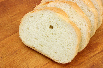 Wheat bread sliced