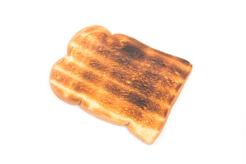 toast bread isolate on white background
