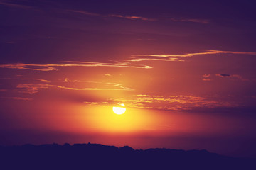 Obraz premium Sunset scene