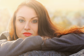 Fototapeta premium Autumnal portrait