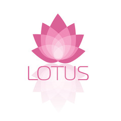 Obraz premium Vector lotus beauty business design template 