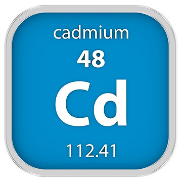 Cadmium Material Sign