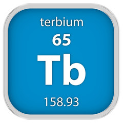 Terbium material sign