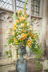 large ornimental floral arrangement