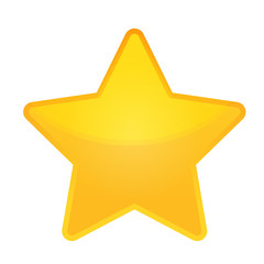 Obraz premium golden vector star