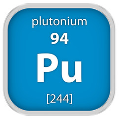 Plutonium material sign