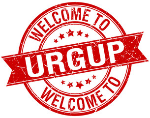 welcome to Urgup red round ribbon stamp
