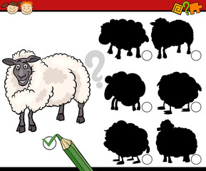 education shadows game cartoon