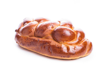Fresh loaf of challah 