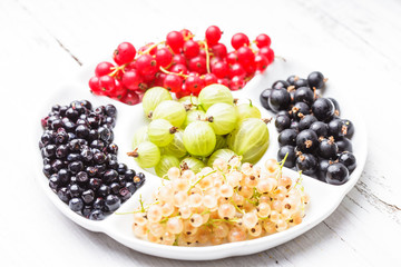 Currants and gooseberry