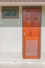 Obraz na płótnie Canvas wood door