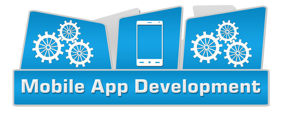 Mobile App Development Squares On Top 