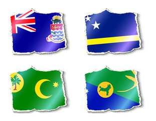 set of flags