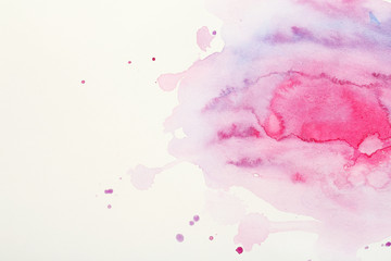 Watercolor texture on paper close-up