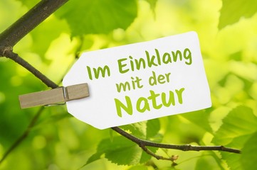 Im Einklang mit der Natur