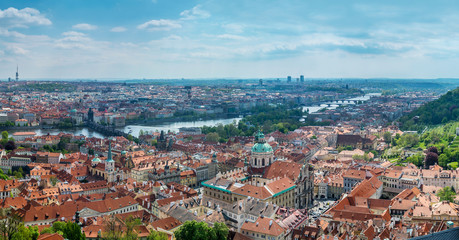 Panorama of Old Town Prague