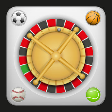 Symbol roulette casino for sports betting with balls.