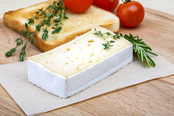 Soft brie cheese