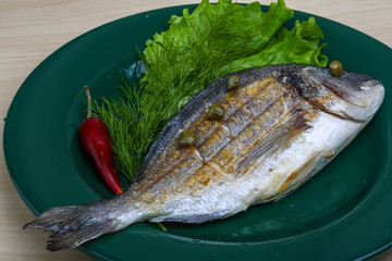 Grilled dorado