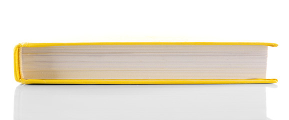 Single book isolated on white